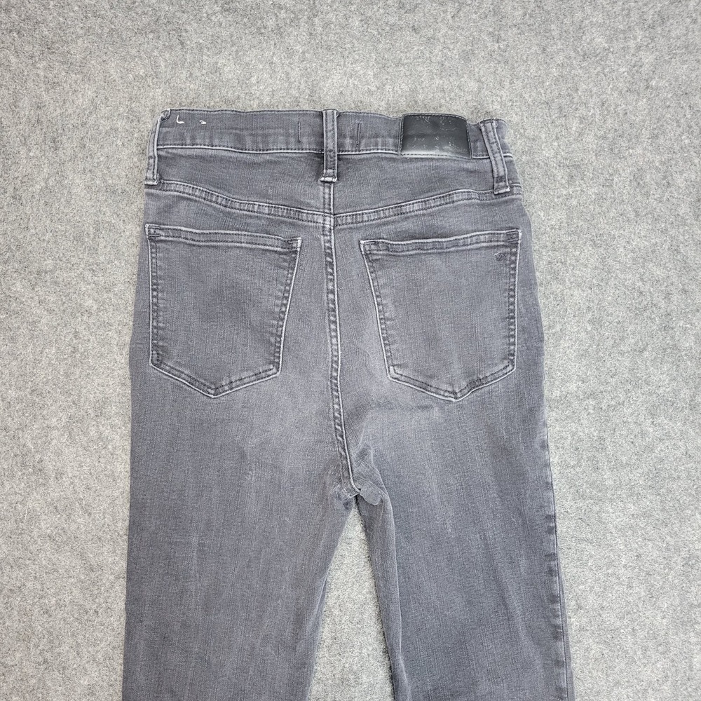 Madewell Jeans Womens 26 Gray High Rise Skinny Distressed Hem Minimalist LOT - Picture 6 of 15